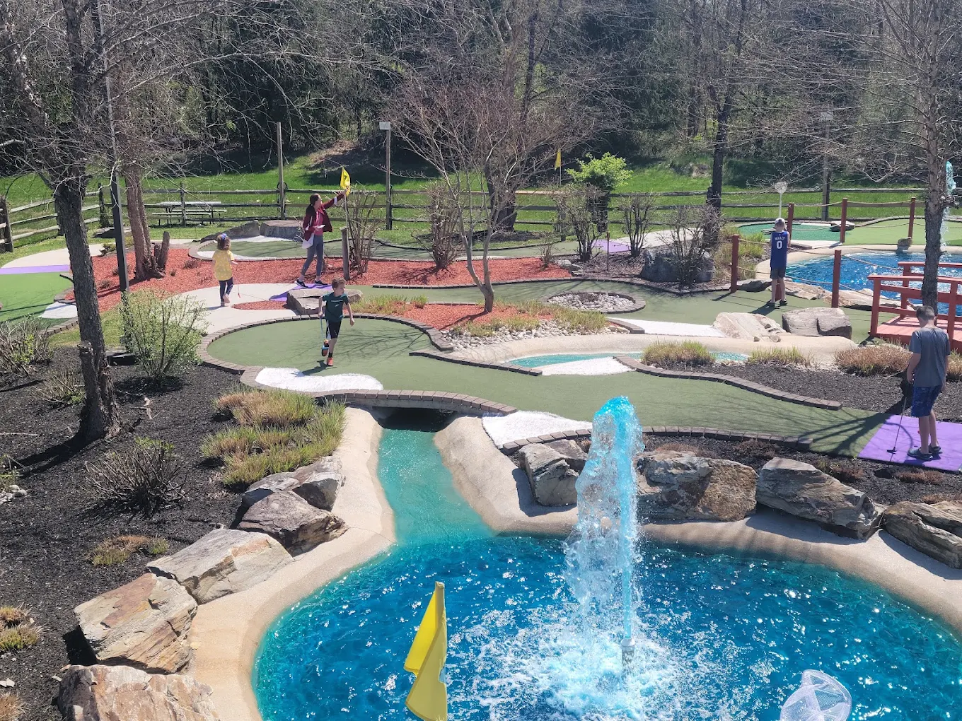 Overview of Boulder Falls course